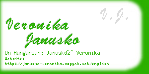 veronika janusko business card